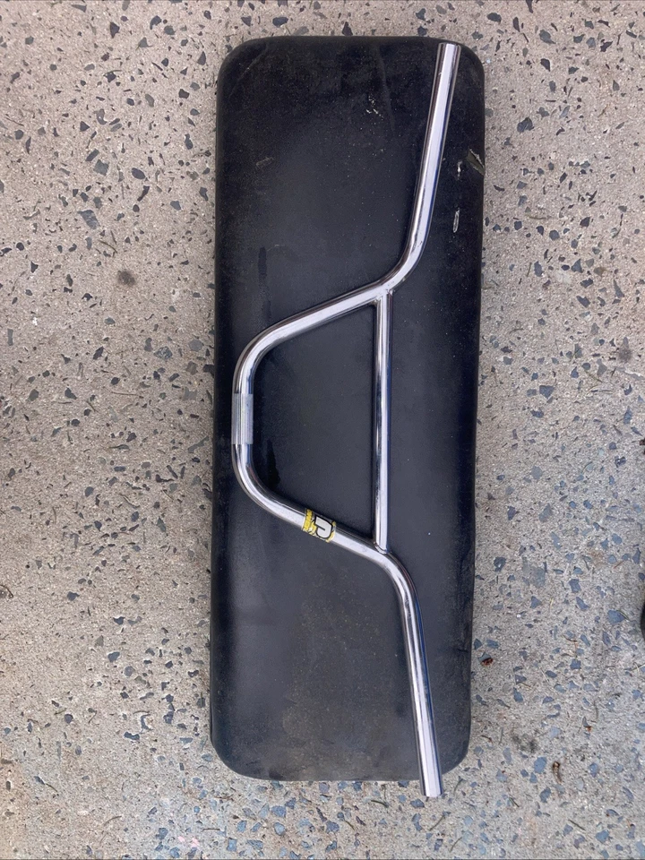 Guidão raro vintage 1993 Powerlite Pro Powerbend BMX corrida cromado EUA - Imagem 2 de 4