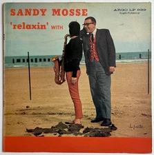 Relaxin' With Sandy Mosse ARGO 639 1959 Deep Groove Mono Vinyl LP - Junior Mance