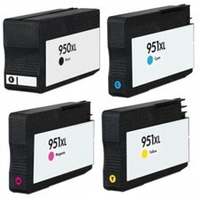 HP 950XL & HP 951XL Refilled Ink Cartridges (C2P43AE) - FREE UK DELIVERY