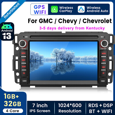 For Chevrolet GMC Buick Chevy CarPlay 7''Android13 Car Radio Stereo GPS Navi WIFI