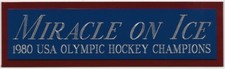 MIRACLE ON ICE 1980 TEAM USA NAMEPLATE FOR YOUR AUTOGRAPHED Signed HOCKEY JERSEY