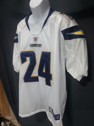San Diego Chargers Sewn Ryan Mathews Jersey Mens Size 52 White NFL Reebok - Picture 4 of 9