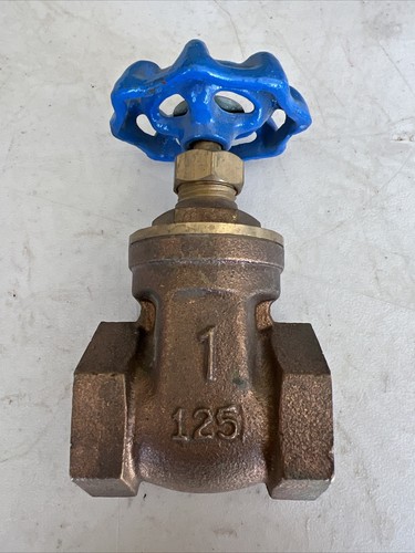 Orbit Brass 1 inch NPT Gate Valve NOS FREE ship USA