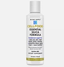 2 Bottles Cellfood Essential Silica Formula 4 Oz by Lumina Health EXP:01/28