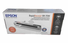 NEW Epson Rapid Receipt RR-70W Wireless Receipt & Document Scanner