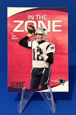 2020 Panini Score Tom Brady In The Zone Insert Card New England Patriots SP