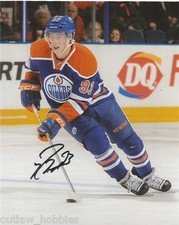 Edmonton Oilers Ryan Nugent Hopkins Signed Autographed 8x10 NHL Photo COA L