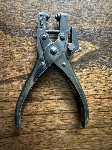 Vintage Triumph No. 190-6-1/2 Official Eyelet Punch 1-2-3 Made In USA
