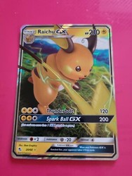 Raichu GX 20/68 Hidden Fates Holo Ultra Rare