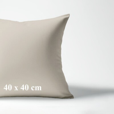 40x40 cm Kissenbezug Baumwolle Taschenform Stoff Öko-Tex