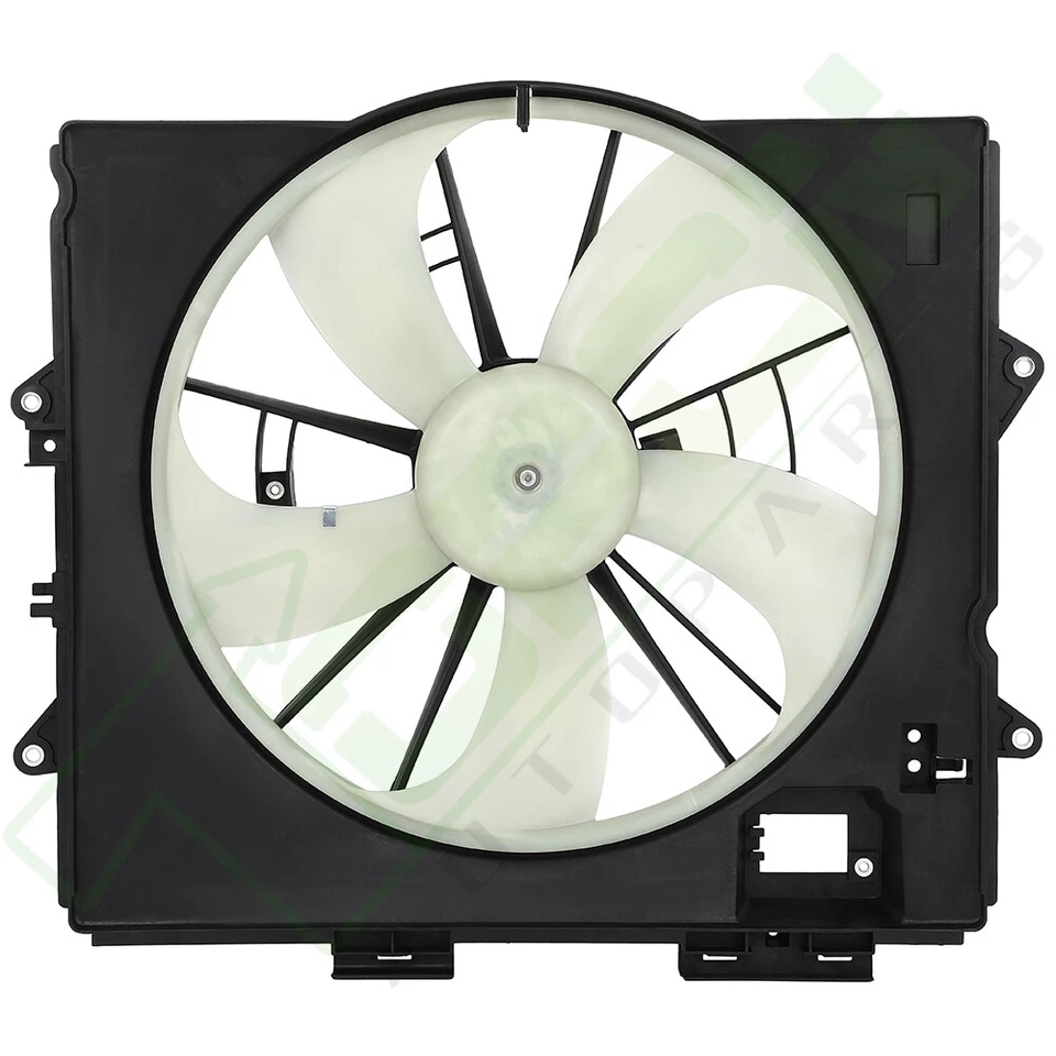 Radiator Condenser Fan Assembly For 2009 Cadillac SRX 2009-2011 Cadillac STS Foto 2 de 4