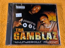 P5-17 THA GAMBLAZ Thunderous Muzik - SEALED - PARENTAL ADVISORY CD - HIP-HOP RAP