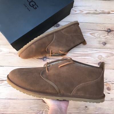 UGG Maksim Shearling Lined Suede Chukka Boots Men's Size 17 Dark