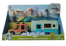 Bluey Family Trip Caravan Adventures 13 Pieces Playset