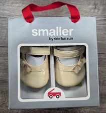 Baby Girl Clothes See Kai Run Size 9-12 Month Victoria Yellow Bow Shoes