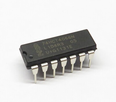 10 Stück 74HCT4066N quad analog switch, NXP