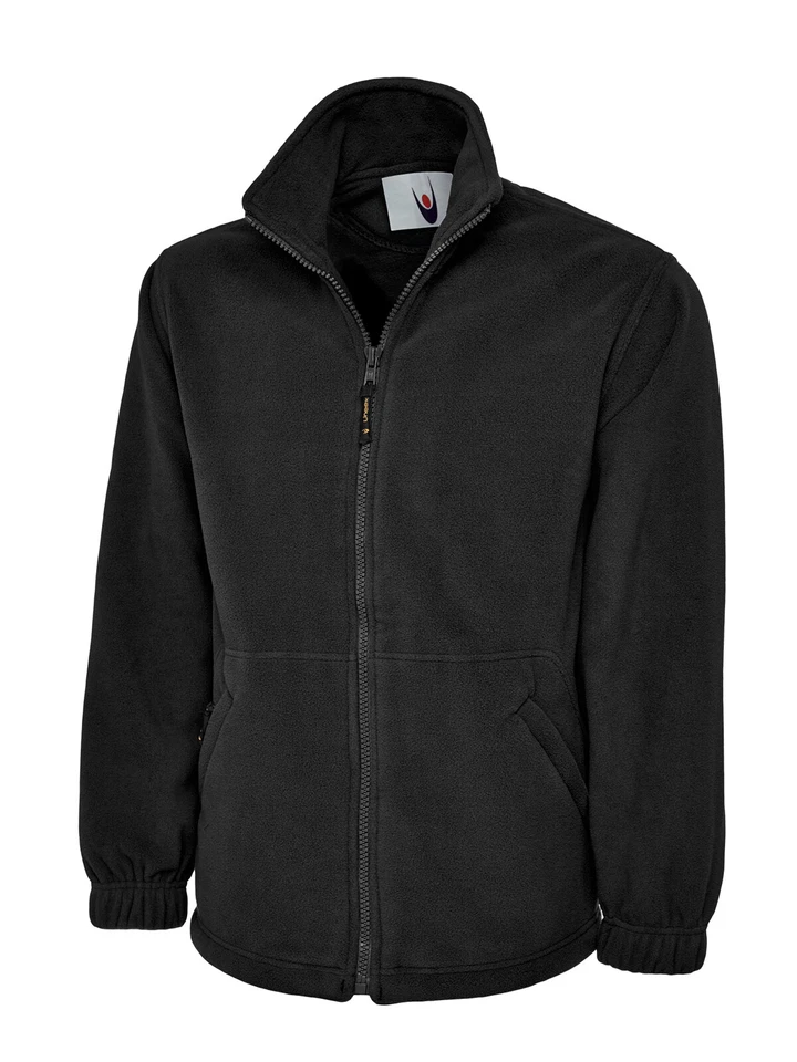 IQONEQ Fleece Full Zipper UNISEX Classic Micro Jacket Casual Work Wear Warm - Image 2 of 4