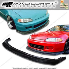 For 92-95 Honda Civic EG DP FM First Molding Style Front Bumper Lip Spoiler
