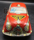 Vintage Marx Tin Official Fire Chief-FD Car Red Friction Wind-Up USA 1-CVS CYS — photo 2