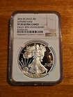 2016-W American Eagle 30th Anniversary Lettered Edge NGC PF70 UC FR 30th Label
