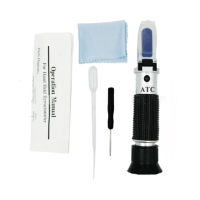 Brix Meter Handheld-Refractometer Beverage Brix Test Analyzer Refractometer