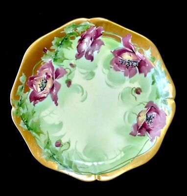 1898 Pickard China Limoges France Art Nouveau Hand Painted Signed