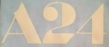 A24 Logo Vinyl Decal home laptop choose size/color