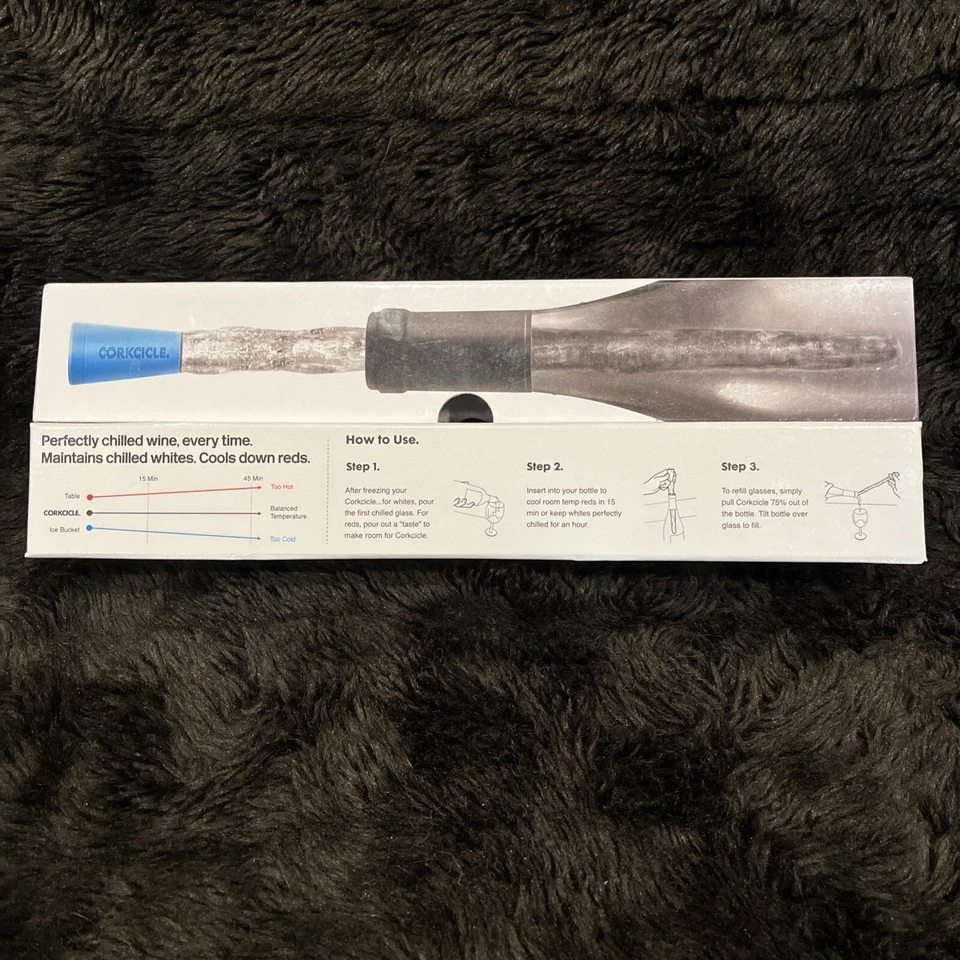 Enfriador de vino color corkcle - azul - nuevo en caja Foto 3 de 3