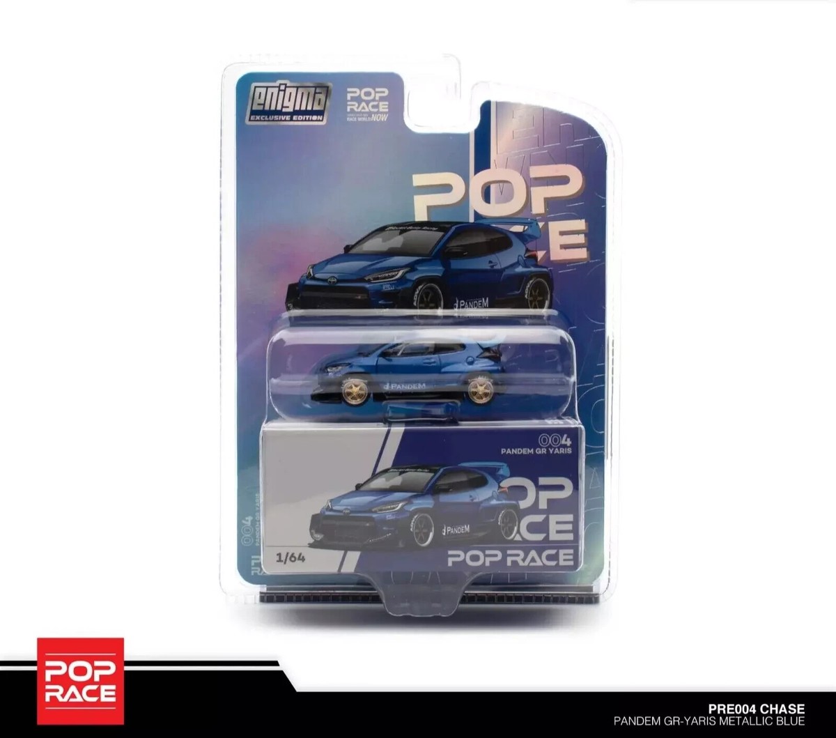 チェイスカー POP RACE 1/64 パンデム GR ヤリス XCarToys POP RACE 1:64 GR YARIS PANDAM Red Diecast Model Car