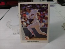 1990 Leaf Baseball  #235 - Dwight Evans - Boston Red Sox  (3196)