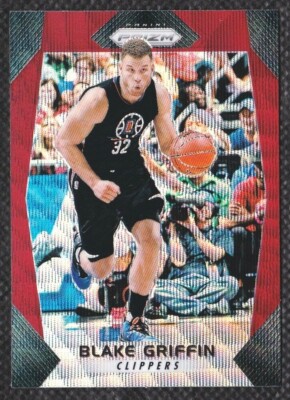 Blake Griffin 2017-18 Panini Prizm Ruby Red Parallel #211 Los Angeles Clippers