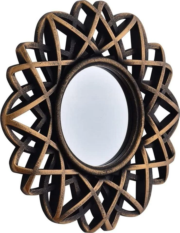 Wall Mirror - Metal Wall Decorative Mirrors - Set of 2