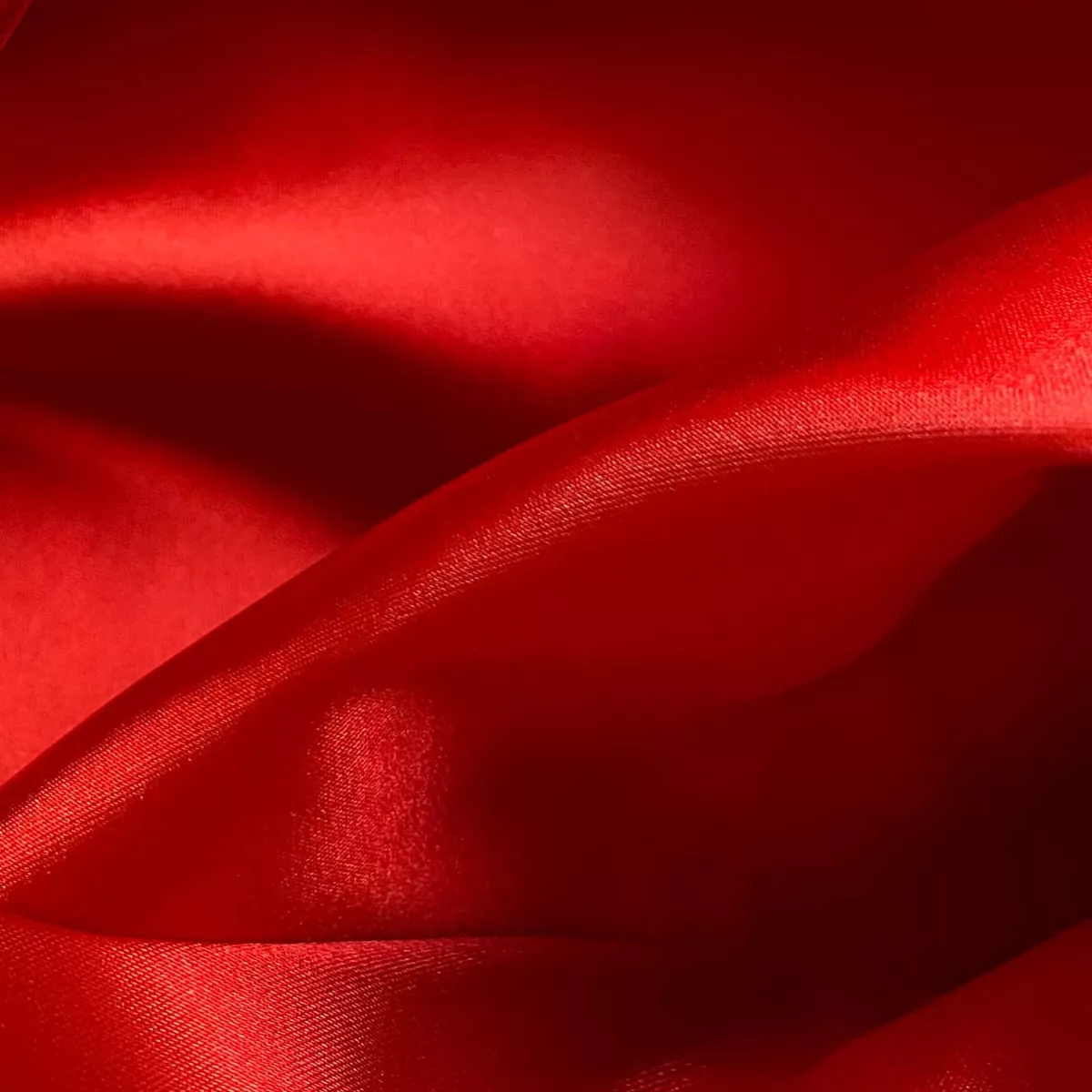 Fiery Red Stretch Satin Fabric 92% Polyester 8% Spandex 56 Wide Fabric per  Yard