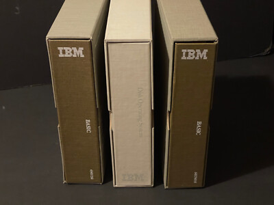IBM Basic 6361132 USERS GUIDE DOS 6139269 IBM BASIC 6025010 NOS SET(3) LAST ONE
