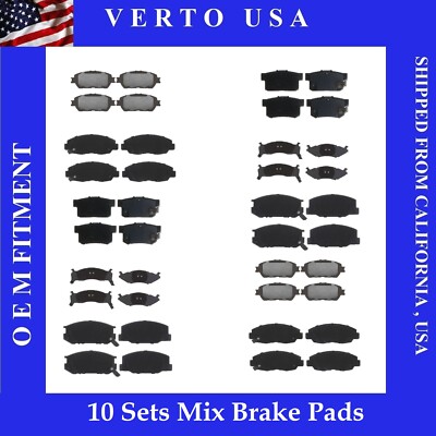 Brake Pads for Cars mix of 10 different sets all new condition