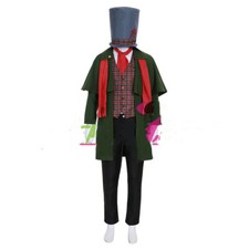 Holiday Caroler Costume Mens Dickens Victorian Gentman Christmas Carol