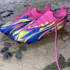 Puma Ultra Ultimate Energy FG/AG Soccer Shoes, Size 10, Future Z, Netfit