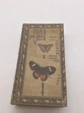 Secret Storage Box Fake Book Box Hidden Jewelry Magnetic Butterfly