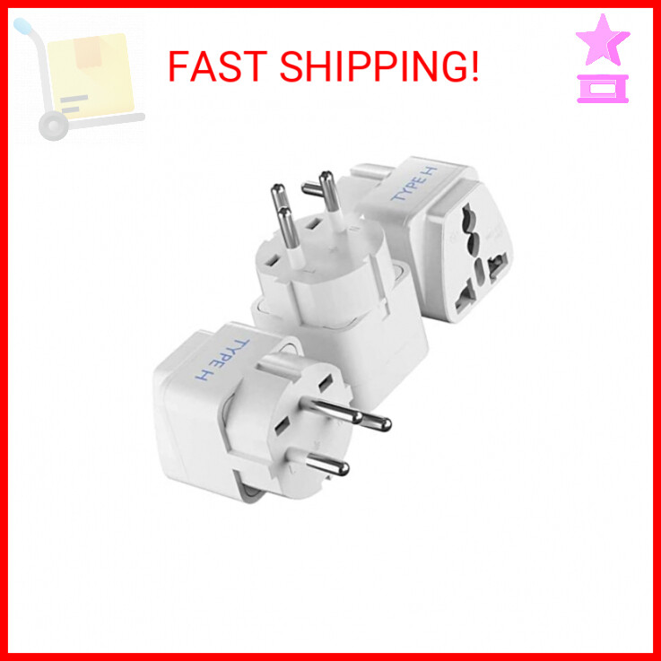 Travel Universal Plug,works In Palestine,jerusalem,