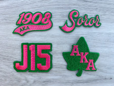 3" Set of 4 AK Iron on/Sew on Patches, Embroidered Patch 03