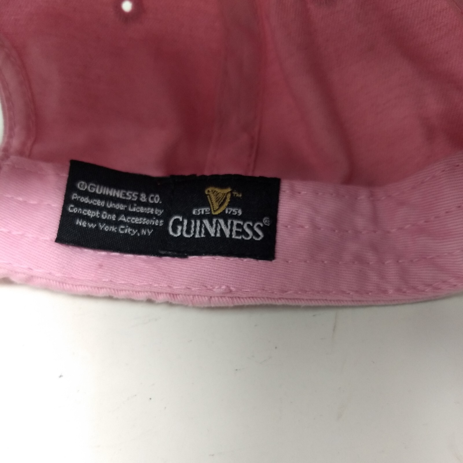 Guinness Strapback Hat Multi OSFA Adjustable Colo… - image 8