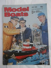 Magazyn modeli łodzi lipiec 1978 Używany, ale w dobrym stanie bez planu