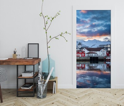 3D Schneeberg C263 Türbild Wandbild Wandtattoo Türaufkleber Marco Carmassi Ann