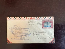 US C11 FIRST GREAT LAKES AIR CRUISE - DETROIT FLYING CLUB - FORT SHELBY HOTEL