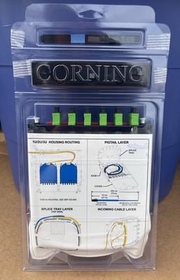Corning CCH-CS12-D9-P00RE Splice Cassette -NEW - Free Shipping!