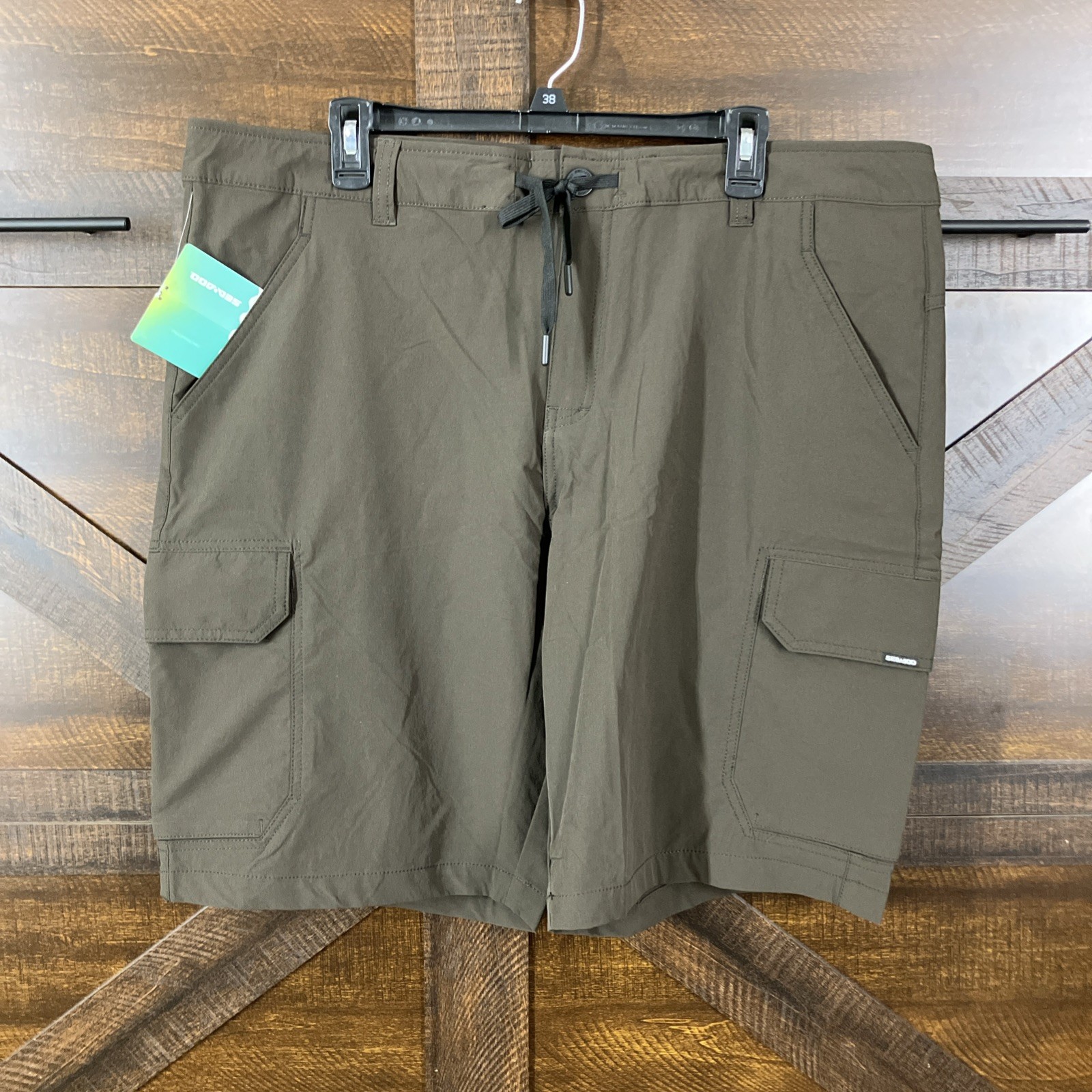 Sea-Doo BRP Adventure Cargo Shorts Mens Size XL Brown Outdoor Hiking