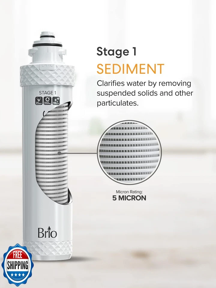 Brio 3-Stage Filter Replacement Kit for Brio 3-Stage Water Cooler Dispensers - Image 4 of 4