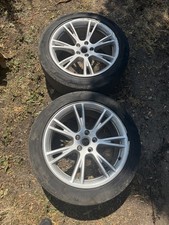 Genuine 19 Tesla Model Y 9.5J ET45 Alloy Wheel Rim 2554519 Tyre 1188222-00-B