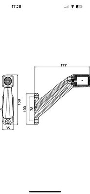 HELLA Rearlight - EasyConn I Hybrid - Hybrid - 24V 2VP340934-211 LL0482 stalk 
