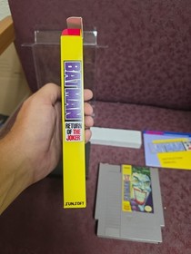 NES Batman Return Of The Joker. Box & Manual Are Reproduction. Game Is Authentic